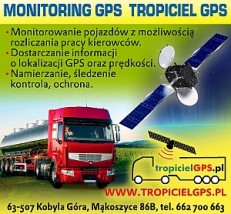 Monitorowanie pojazdów GPS - Monitoring GPS pojazdów, Systemy lokalizacji -Tropiciel GPS Kobyla Góra