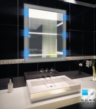 LUSTRO PODŚWIETLANE LED LEDOWE - Jakub Czyrnek Qubaglass Rabka-Zdrój