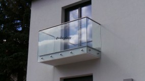 BALUSTRADA SZKLANA NA BALKONIE - Jakub Czyrnek Qubaglass Rabka-Zdrój