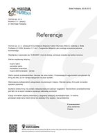 Referencja od firmy Hermes sp. z o.o.