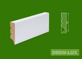 Cokół MDF lakierowany biały - 60*16 R1 -  DREW-LUX  Tomasz Włodkowski Pruszcz Gdański