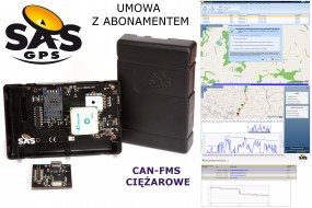 Monitoring ciężarówek z CAN - Flota Plus, Umowa - abonament - SAS GPS Sp. z o.o. Wrocław