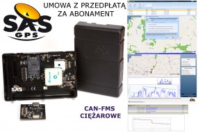 Monitoring GPS ciężarówek z CAN - Flota Plus, Umowa - przedpłata - SAS GPS Sp. z o.o. Wrocław