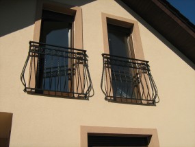 Balustrada balkonowa francuska - Kowadex - Producent bram, ogrodzeń - Automatyka Mysłowice