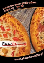 Promocja w Pizza Heaven - 2 duże pizze za 30 zł! - Pizza Heaven Koszalin