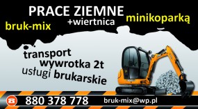 usługi minikoparka , wykopy - Bruk-Mix Kamil Nowak Koszalin