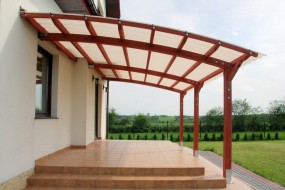 Wiaty - systemy zadaszeń - OKNO-BUD zabudowy balkonów Łódź