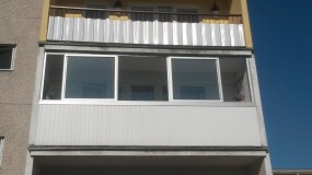Materiały wykończeniowe Zabudowy balkonów - Łódź OKNO-BUD zabudowy balkonów