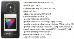 Pomiary spektrometrem - ViTom Light & Energy Tomasz Przytarski Gdynia