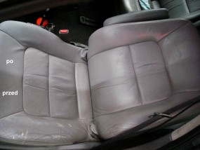 Czyszczeie tapicerki samochodowej skórzanej - AQUA BŁYSK usługi czyszczące Barbara Słowińska Chełmek