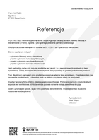 Referencja od firmy PUH PARTNER