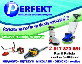 Perfekt - PERFEKT Profesjonalne czyszczenie i sprzątanie Kamil Kalista Mrągowo