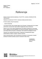 Referencja od firmy Sobanek Transport