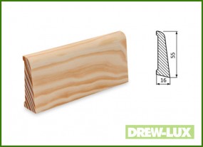 Listwa przypodłogowa SOSNOWA 55x16 -  DREW-LUX  Tomasz Włodkowski Pruszcz Gdański