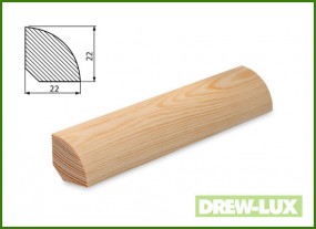 Listwa przypodłogowa SOSNOWA 22x22 -  DREW-LUX  Tomasz Włodkowski Pruszcz Gdański