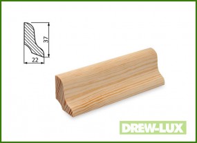 Listwa przypodłogowa SOSNOWA 37x22 -  DREW-LUX  Tomasz Włodkowski Pruszcz Gdański