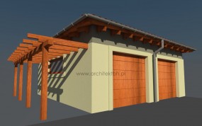 Projekty budynków garażowych - Architekt Bartosz Haremza Poznań