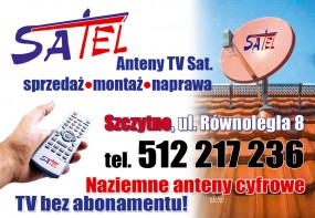 montaż naprawa sprzedaż - Satel Anteny Telewizja  Dariusz Krasiński Szczytno
