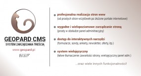 GeopardCMS - system zarządzania treścią - NSF.pl Usługi Informatyczne Opole
