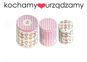 Ciasteczkowy komplet puszek - Kochamy urządzamy Wrocław
