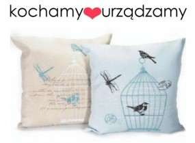 Haftowana poszewka - Kochamy urządzamy Wrocław