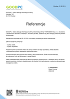 Referencja od firmy GOODPC - Dobra obsługa informatyczna firmy