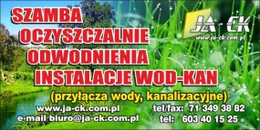 Montaż przydomowych oczyszczalni ścieków - JA-CK szamba, oczyszczalnie Wrocław