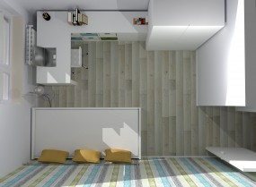 Projekt pokoju dziecięcego - STUDIO ŁADNIE Kraków