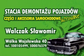 Złomowanie pojazdów - Stacja demontażu pojazdów WALCZAK SŁAWOMIR Zduńska Wola
