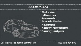Blacharstwo-Lakiernictwo - Leam-Plast Wrocław