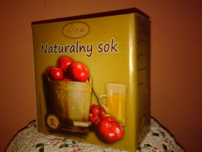 100 % naturalny sok jabłkowy -5 L - Vita Natura Wandalin