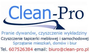 Czyszczenie pranie tapicerki meblowej - Clean-Pro Mysłowice