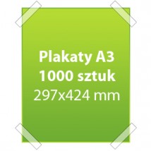 Plakaty A3 1000 sztuk - Dc Studio Oświęcim