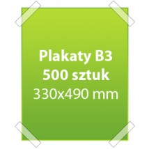 Plakaty B3 500 sztuk - Dc Studio Oświęcim