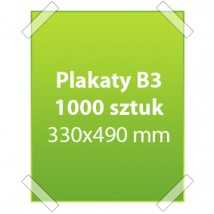 Plakaty B3 1000 sztuk - Dc Studio Oświęcim