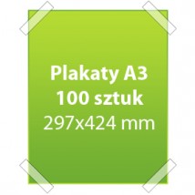 Plakaty A3 100 sztuk - Dc Studio Oświęcim