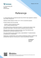 Referencja od firmy F.H. Blumore Monika Wilk