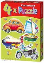 Castorland Jigsaw puzzle 4w1 - BAWISKLEP Sklep Sportowy Turystyczny Zabawki Michałowice