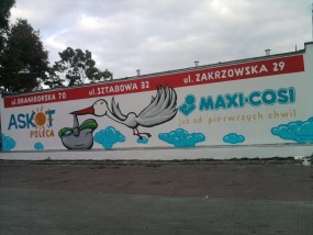 Graffiti , reklama malowana - MIR Zielona Góra