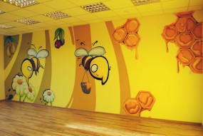 graffiti , malowanie artystyczne przedszkoli - MIR Zielona Góra