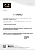 Referencja od firmy K&M MONITORING