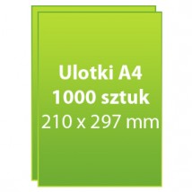 Ulotki A4 1000 sztuk - Dc Studio Oświęcim