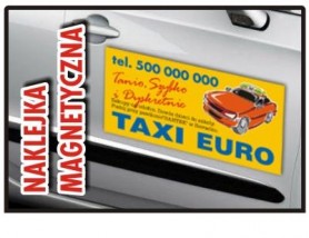 Naklejki magnetyczne - komplet 4szt. - Kameleon - Agencja reklamowa - Projekty, druk, reklama Sieradz