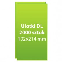 Ulotki DL 2000 sztuk - Dc Studio Oświęcim