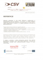 Referencja od firmy Stowarzyszenie VERUM