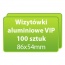 Wizytówki aluminiowe VIP 100 sztuk - Dc Studio Oświęcim