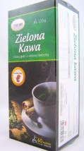 Zielona kawa z łuską gryki i zieloną herbatą - Sklep zielarsko-medyczny ,,Ziołowy ogród  Grażyna Zielińska Łódź