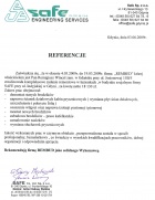 Referencja od firmy Safe sp. z o.o.