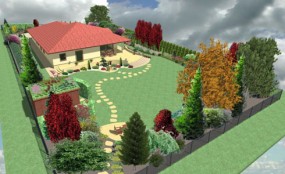 Projekt ogrodu z wizualizacją 3D -od 1 PLN/m2. -  HomeGarden  Ogrody Wnętrza Lublin