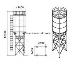 Projekt silosu stalowego - MegaDraft - Projektowanie konstrukcji - Biuro projektowe Świętochłowice